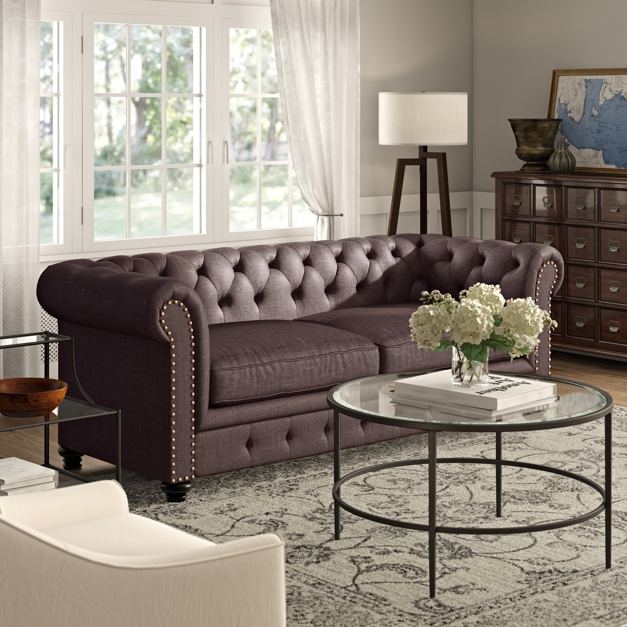 Darby Home Co Lindstrom Chesterfield Sofa Reviews Wayfair