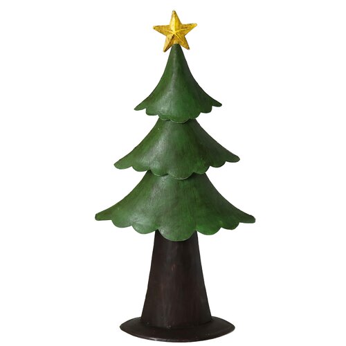 The Holiday Aisle® Metal Christmas Tabletop Tree | Wayfair