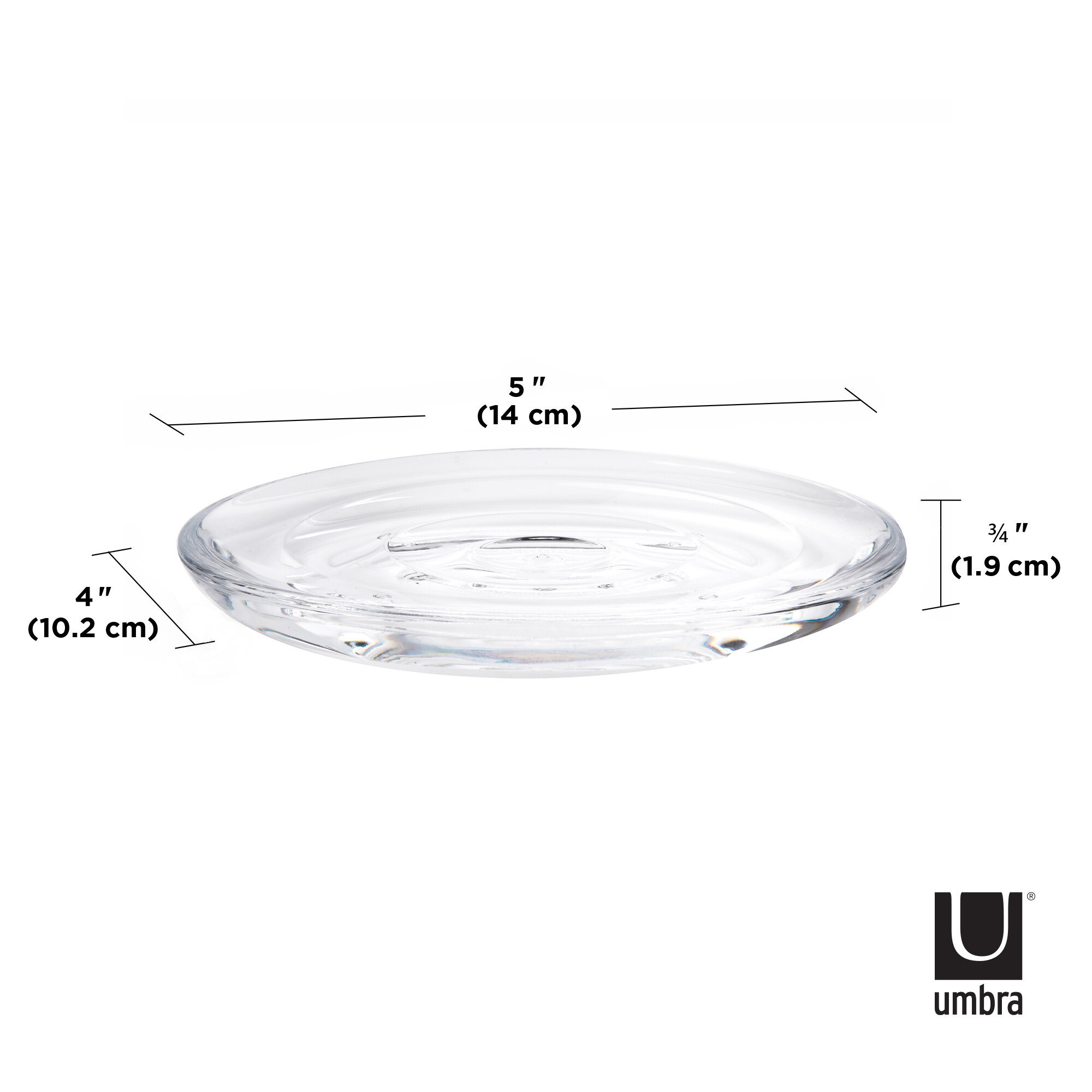 Free Shipping Umbra Droplet Acrylic Soap Dish New 