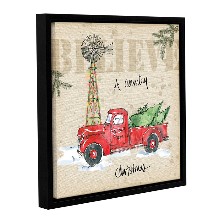 Laurel Foundry Modern Farmhouse Country Christmas Framed Painting
