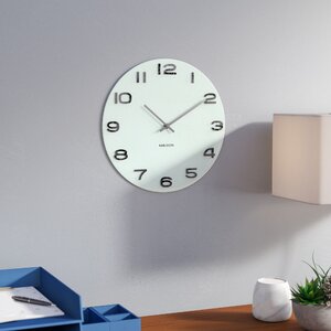 Osgood Round Glass Wall Clock