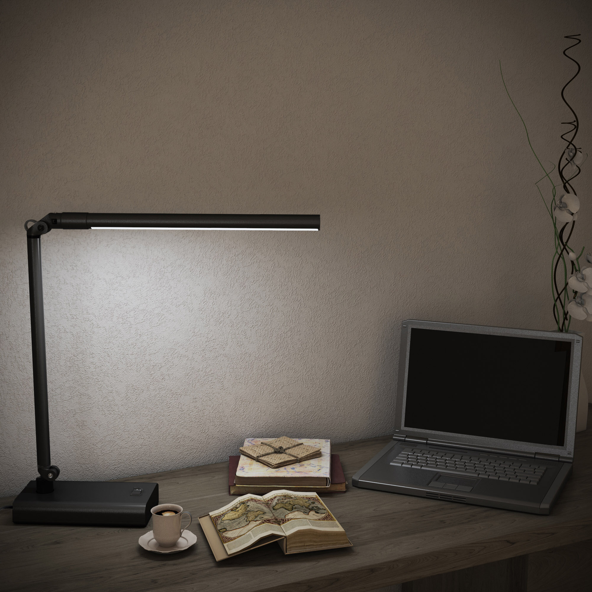 Latitude Run Flitwick Led Strip 26 Desk Lamp Reviews Wayfair