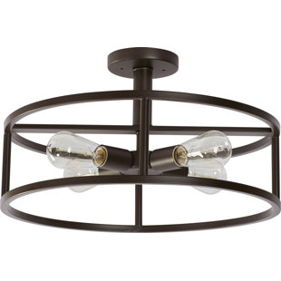 Sargeant 4 Light Semi Flush Mount Sargeant 4 Light Semi Flush Mount