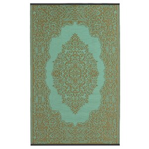 Birkenshaw Green/Brown Indoor/Outdoor Area Rug