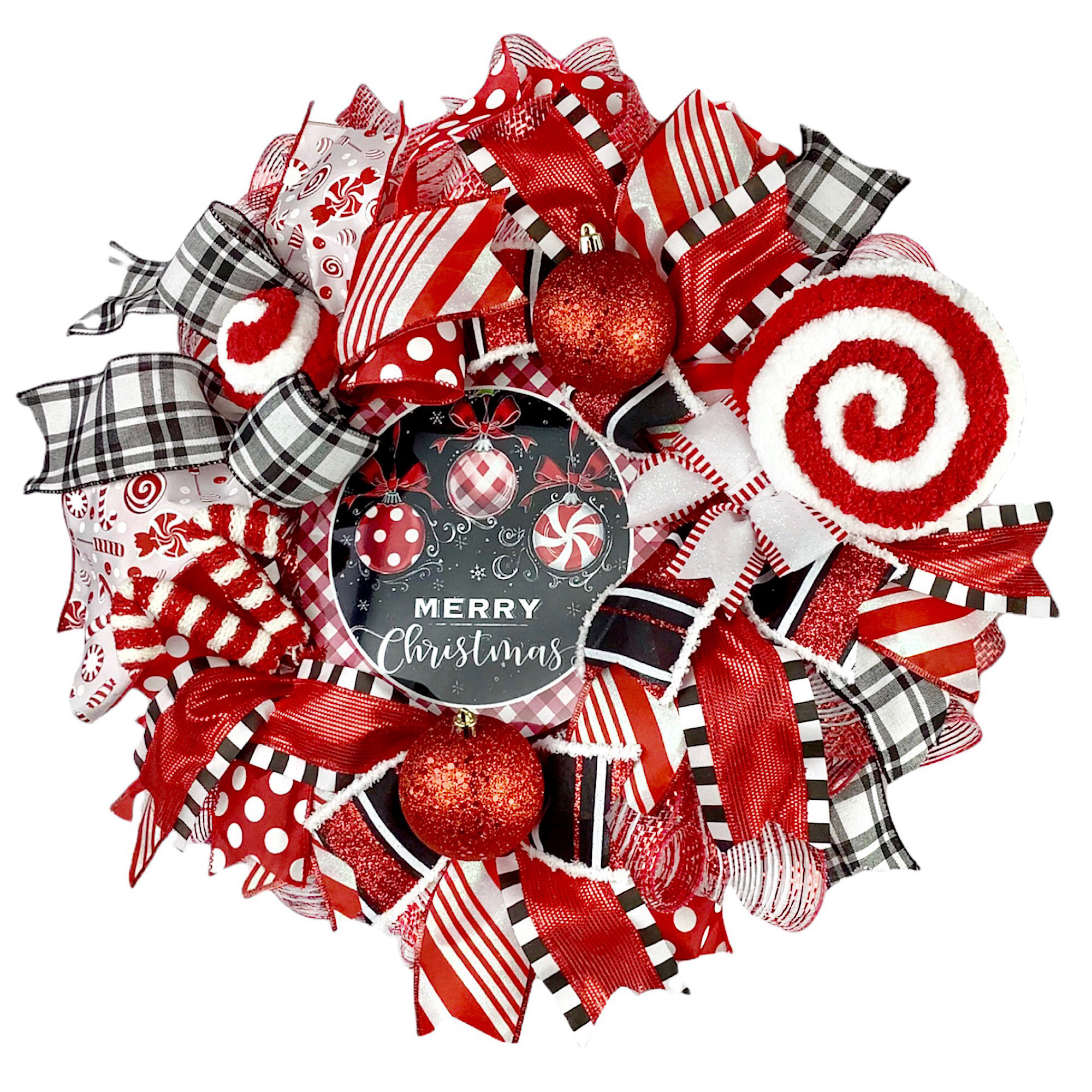 The Holiday Aisle® 18" Deco Mesh Wreath Wayfair