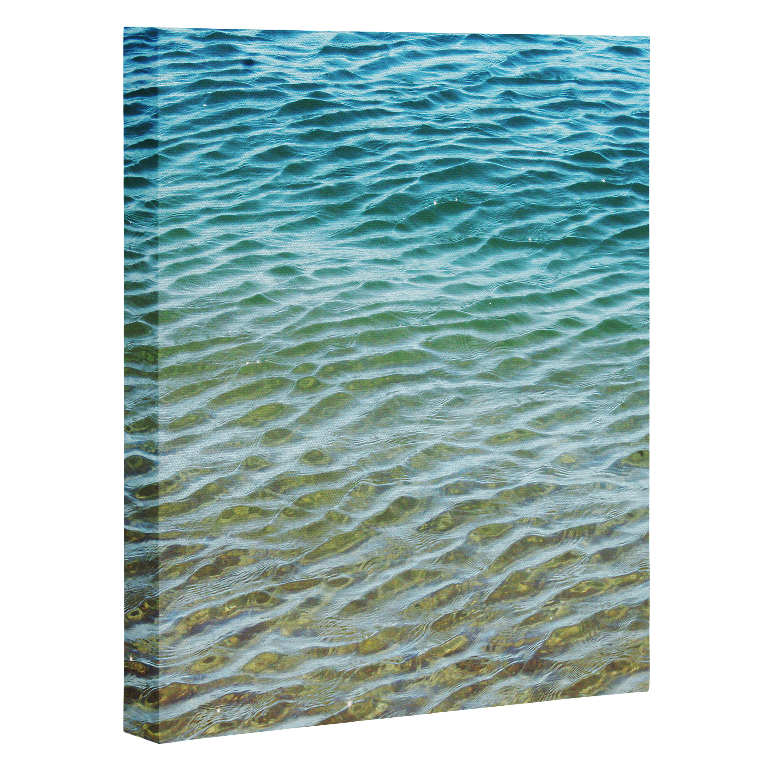 Deny Designs Ombre Sea by Shannon Clark Photographic Print on Wrapped Canvas & Reviews | Wayfair