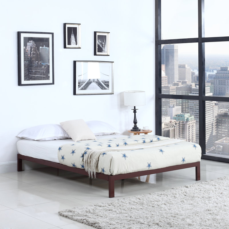 Modern Metal Bed Frames madison home usa modern metal platform bed frame & reviews | wayfair Modern Metal Bed Frames madison home usa modern metal platform bed frame & reviews | wayfair