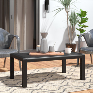 Crosstown Aluminum Coffee Table by Brayden Studio 2019 Coupon