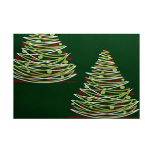 Green Indoor/Outdoor Area Rug The Holiday Aisle Fashion and beautiful backpack