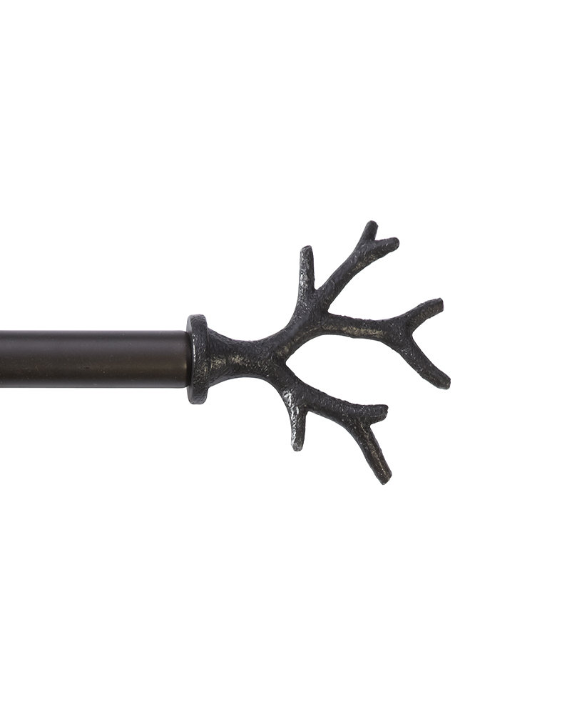 Union Rustic Bluffton Single Curtain Rod Set Reviews Wayfair