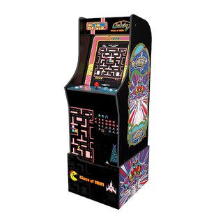 Galaga Arcade1UP Adjustable Height Bar Stool For Cabinets Cocktail Table Games 
