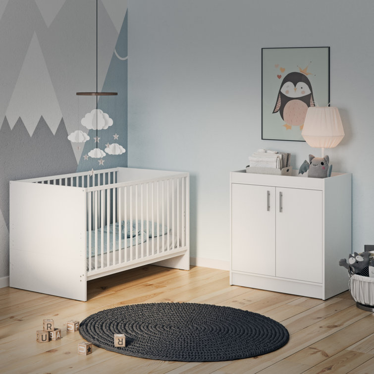 cotbed and changer set