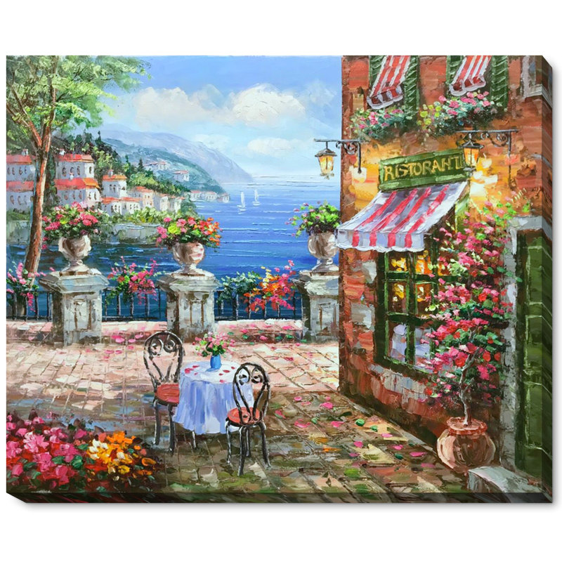 Fleur De Lis Living Cafe Italy Picture Frame Painting Print On
