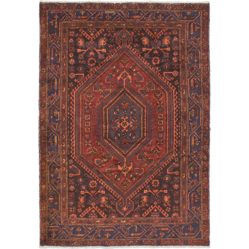 Ecarpetgallery One Of A Kind Hamadan Hand Knotted 4 9 X 6 10 Kind Hamadan Hand Knotted