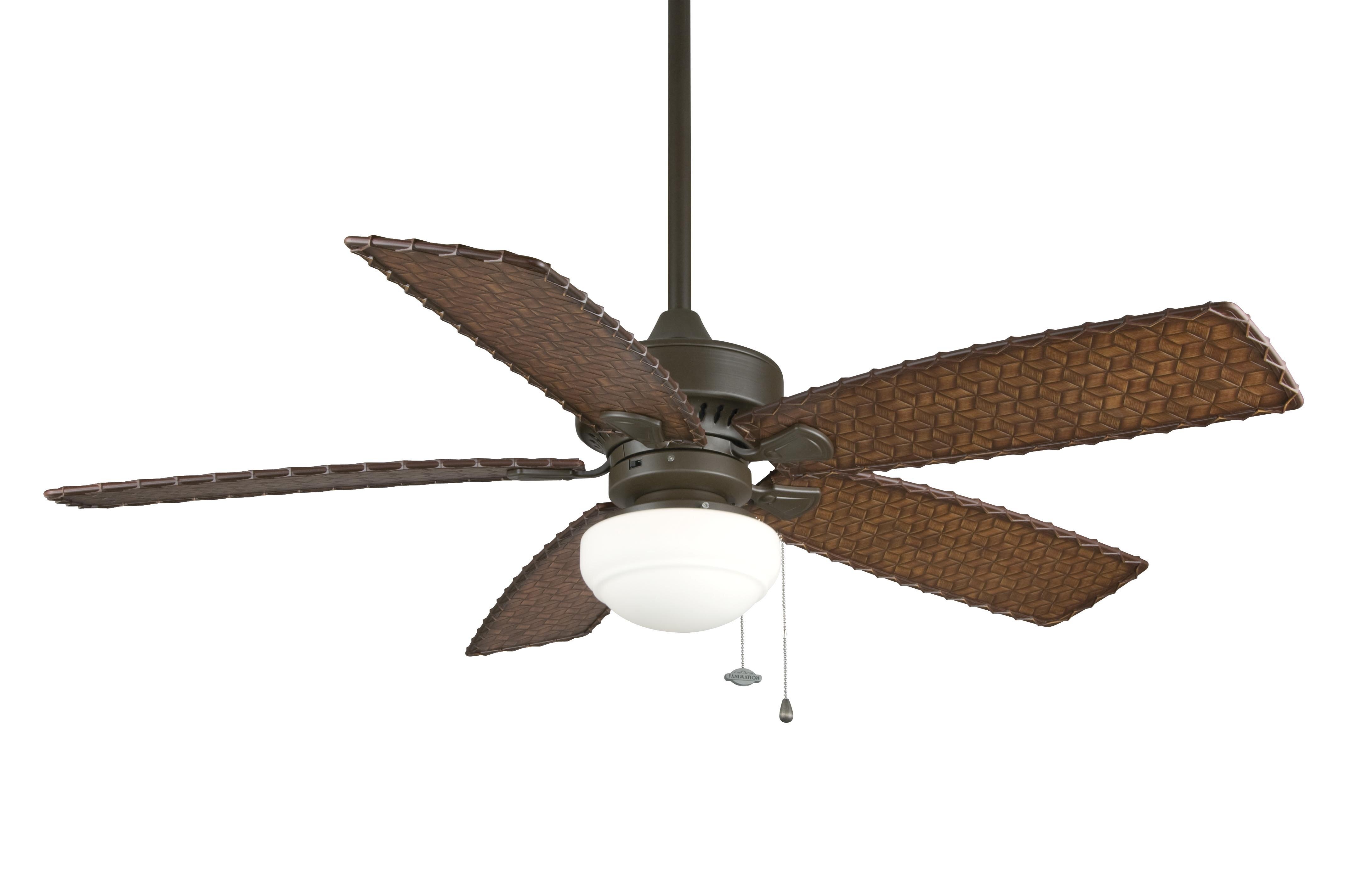 Renewed Fanimation C23 Ceiling Fan and Light Wall Control White