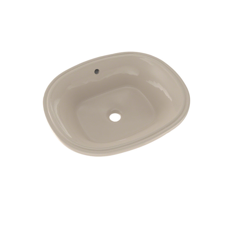 Toto Maris Vitreous China Oval Undermount Bathroom Sink With Overflow Perigold