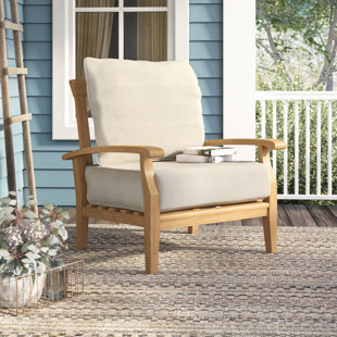 Teak Patio Furniture You Ll Love Wayfair Ca Summerton Teak Patio Chair With Cushions