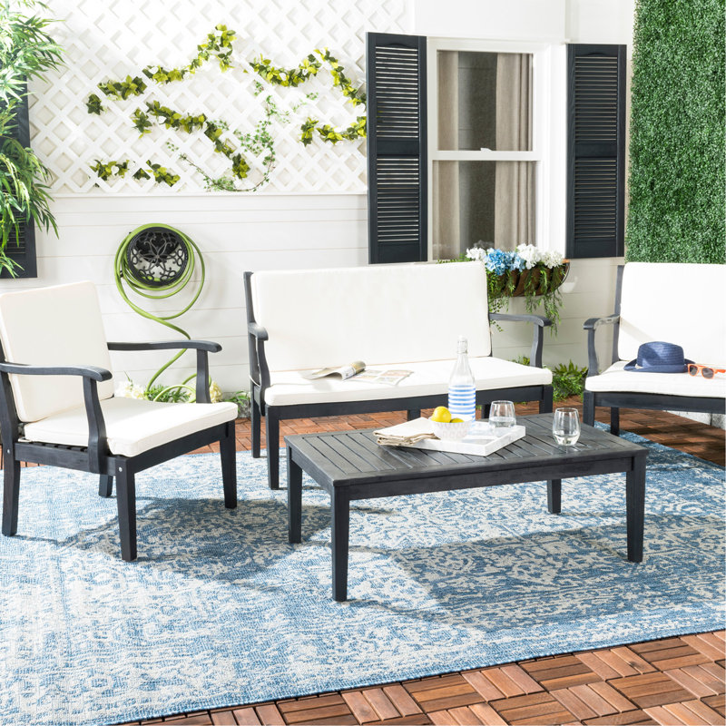 Cramlington 4 Piece Sofa Seating Group With Cushions Reviews