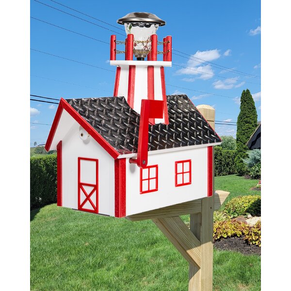 Choice Of Solar Lighted Birdfeeder Lighthouse Or Windmill