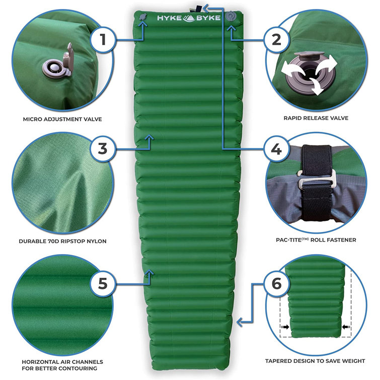 lightweight inflatable camping mattress