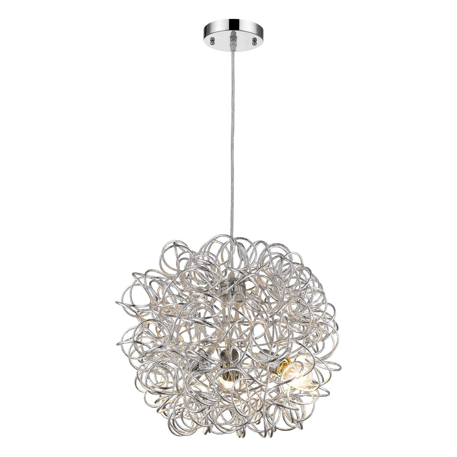 Orren Ellis Harning 3 Light Unique Statement Globe Chandelier Wayfair