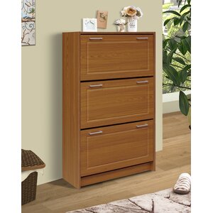 Triple 36-Pair Shoe Storage Cabinet