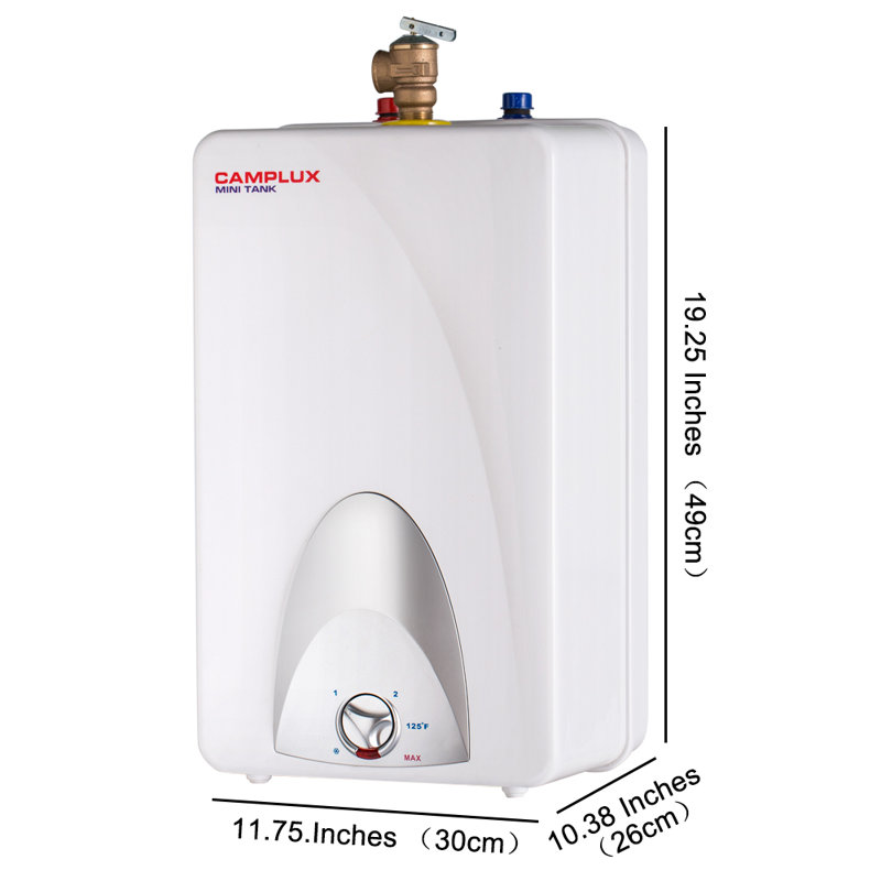 Camplux 1 44kw 120 Volts 4 Gallon Electric Point Of Use Water Heater Reviews Wayfair