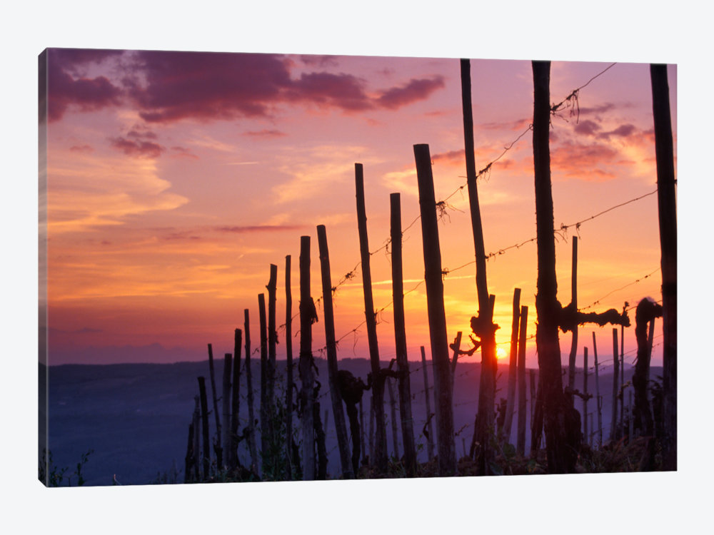 Italy Tuscany Sunset Landscape Canvas Art Print box framed Picture 9