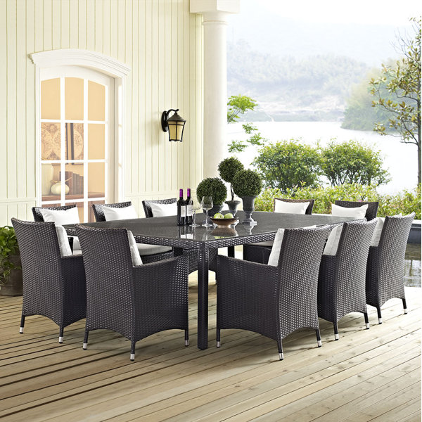 Brentwood 11 Piece Dining Set with Cushion