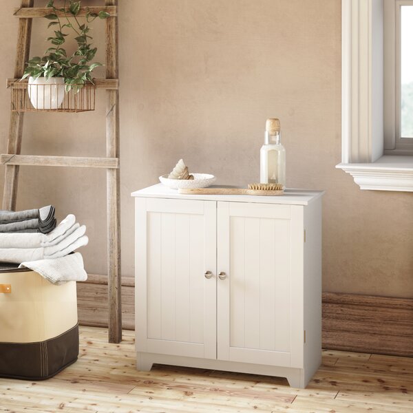 Rebrilliant Cassella Freestanding Bathroom Cabinet & Reviews | Wayfair