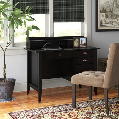 Hambrook 47.2" W 36.6"H Computer Writing Desk with Hutch and Drawers, Studyroom Desk, Office Desk