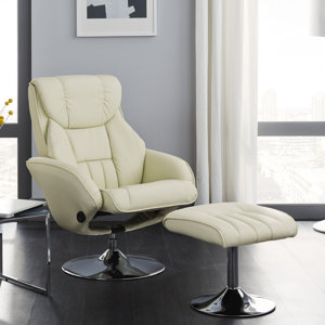 Relaxsessel Naime mit Fußhocker von Home & Haus