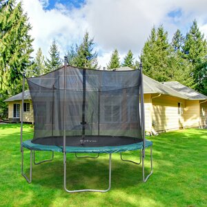 Round Trampoline with Safety Enclosure