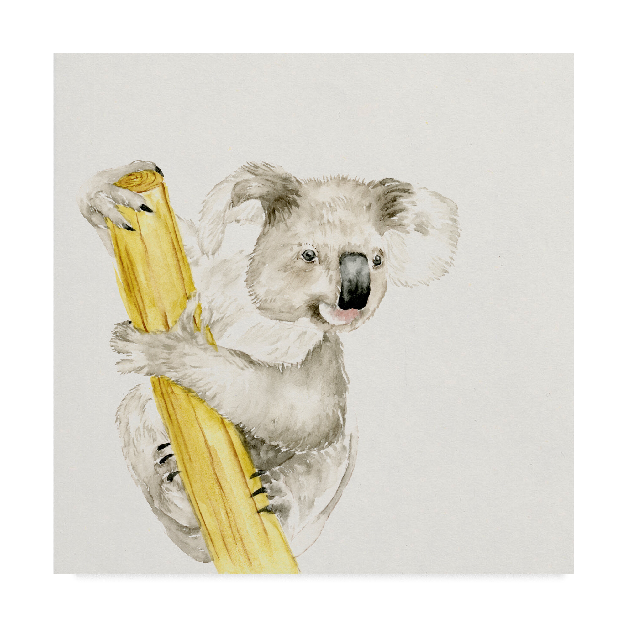 East Urban Home Baby Koala Ii Print On Wrapped Canvas Wayfair