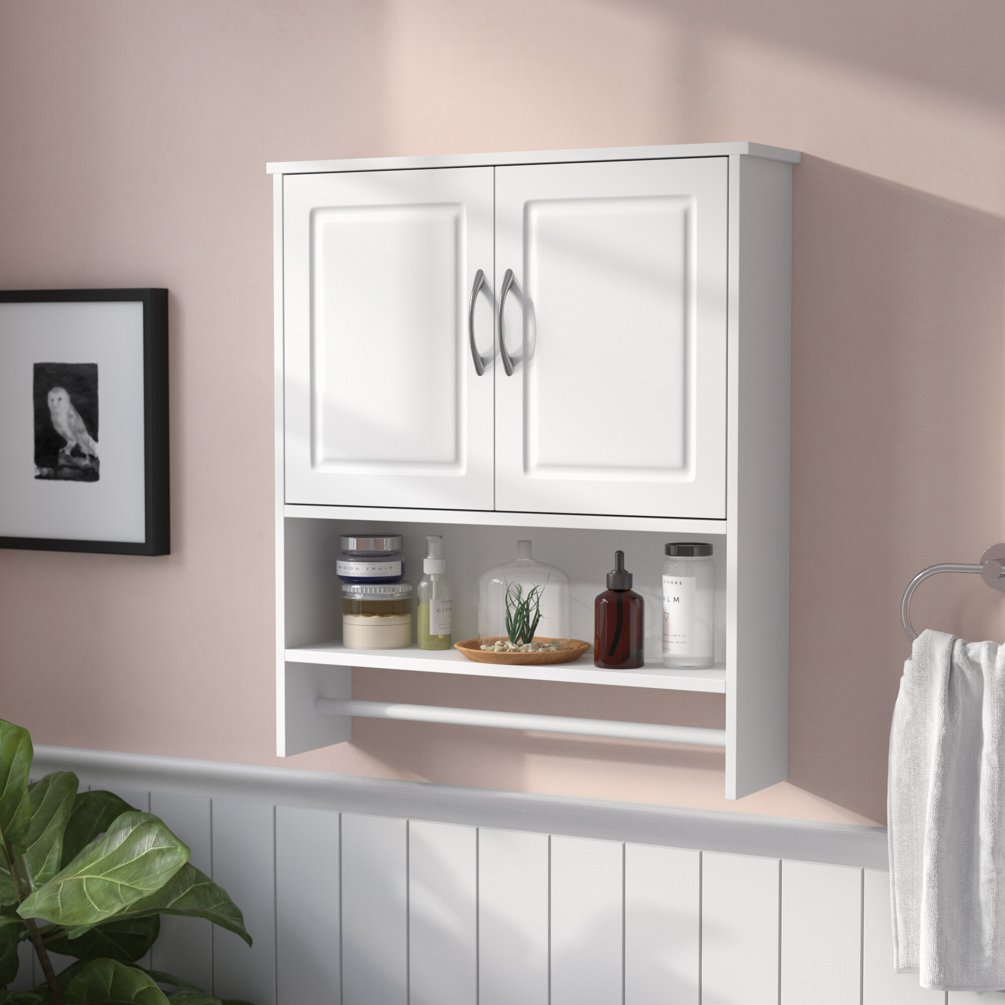 Towel Rack Bathroom Cabinets Shelving Bars You Ll Love In 2020