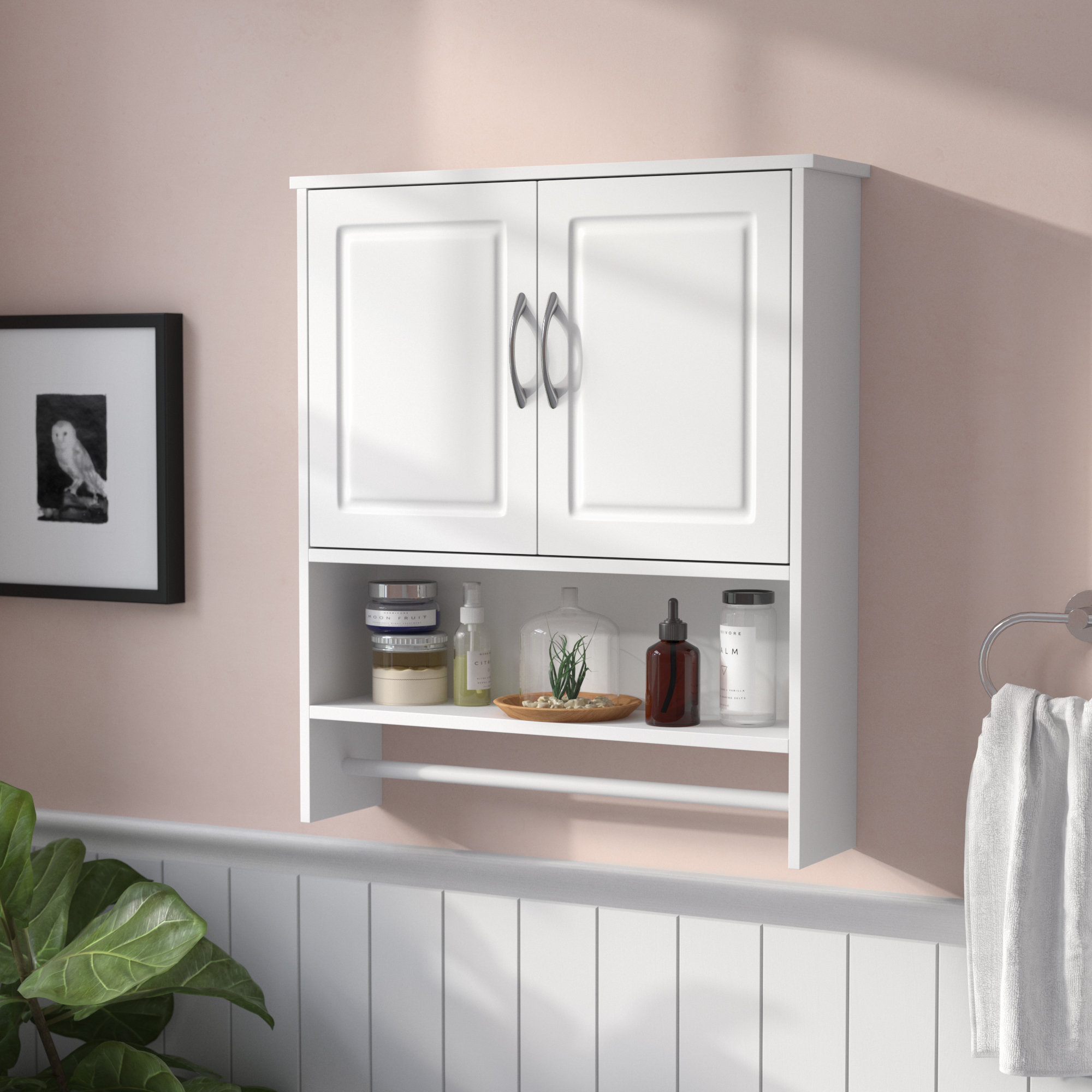 Winston Porter Justine Wall Mounted Bathroom Cabinet Reviews Wayfair