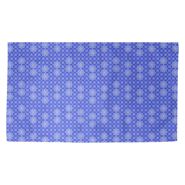 Latitude Run Avicia Lattice Blue Ivory Area Rug Wayfair