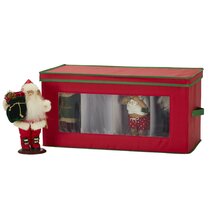 Adjustable Top, Christmas Ornament Storage Stores Up To 64 Holiday Ornaments
