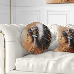 Kuba Cloth Pillow Wayfair Indian Woman In Clothing Throw Pillow