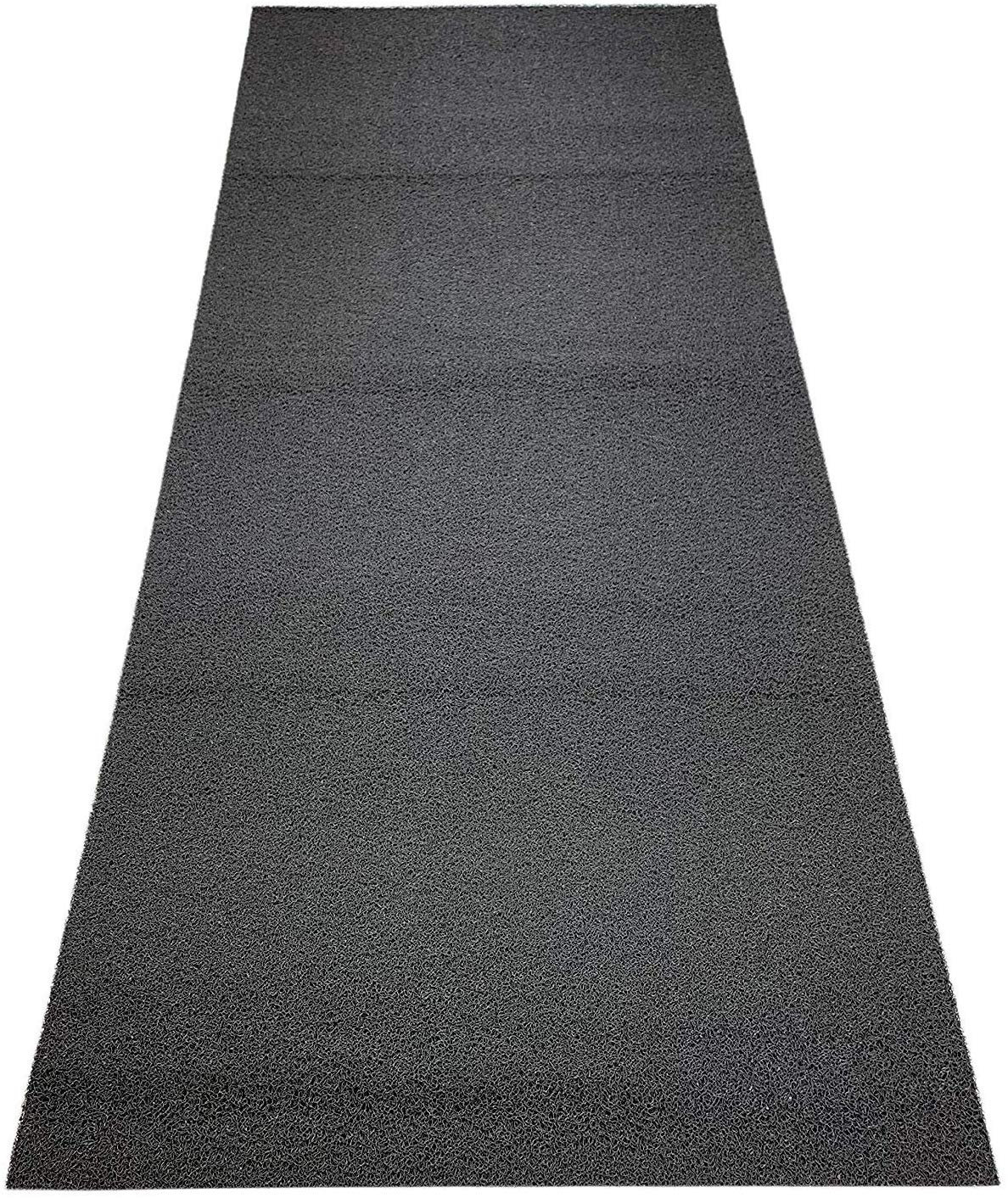 Ebern Designs Custom Size Runner Rug Coil Gray Indoor / Outdoor and Garrage Slip Resistant