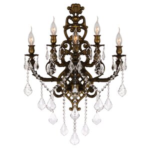 Dodson 5-Light Crystal Wall Sconce