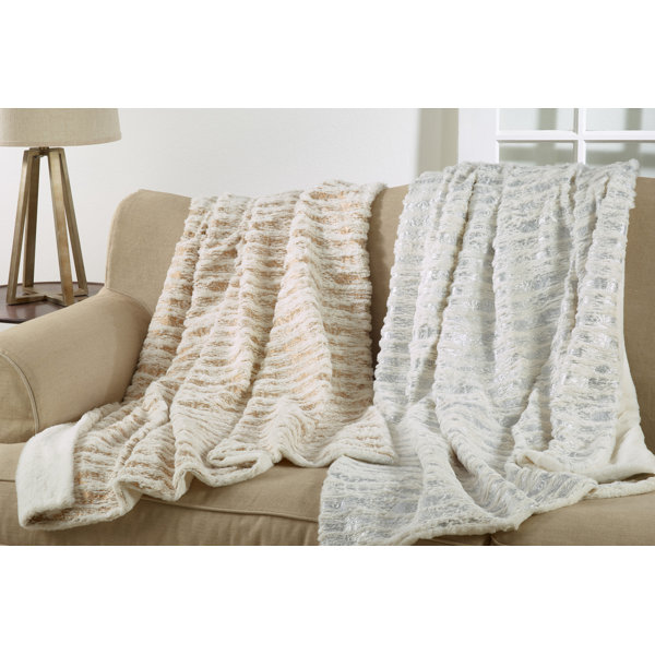 Mercer41 Tarrance Foil Print Throw Wayfair