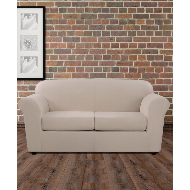 Sure Fit Ultimate Heavyweight Stretch Leather 3 Piece Box Cushion