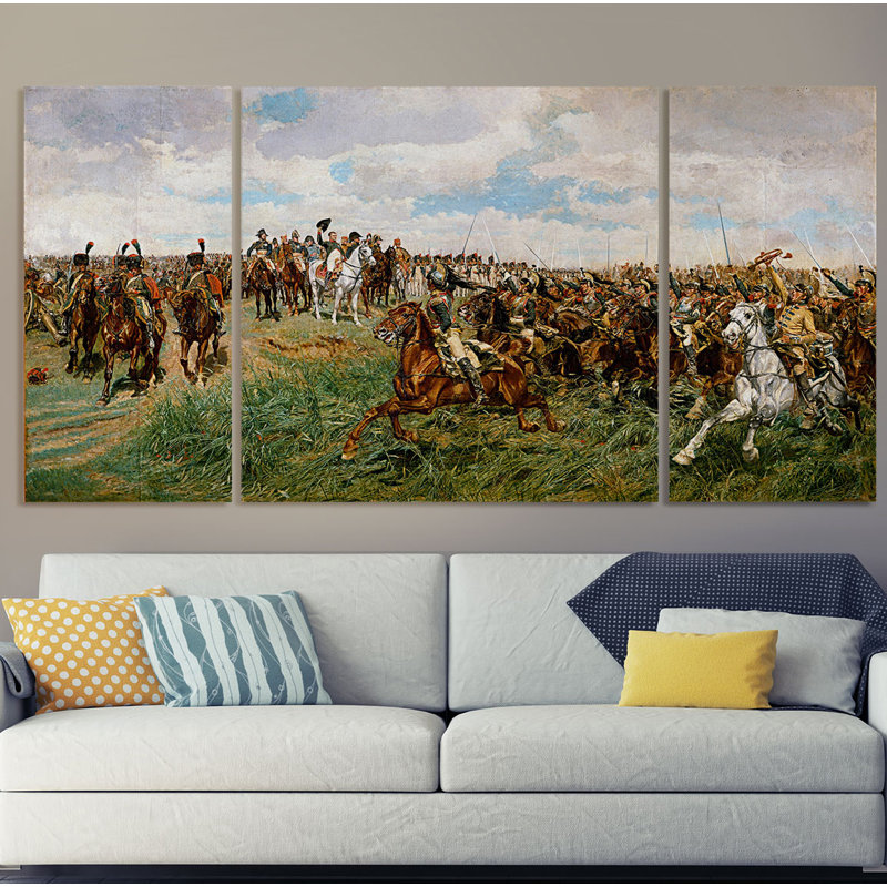 Charlton Home A Premium Battle Of Friedland Painting Multi Piece Image On Canvas Wayfair