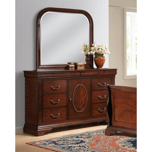 Babette 8 Drawer Dresser with Mirror by Picket House Furnishings