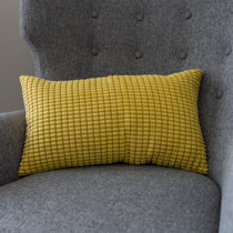 yellow lumbar pillows