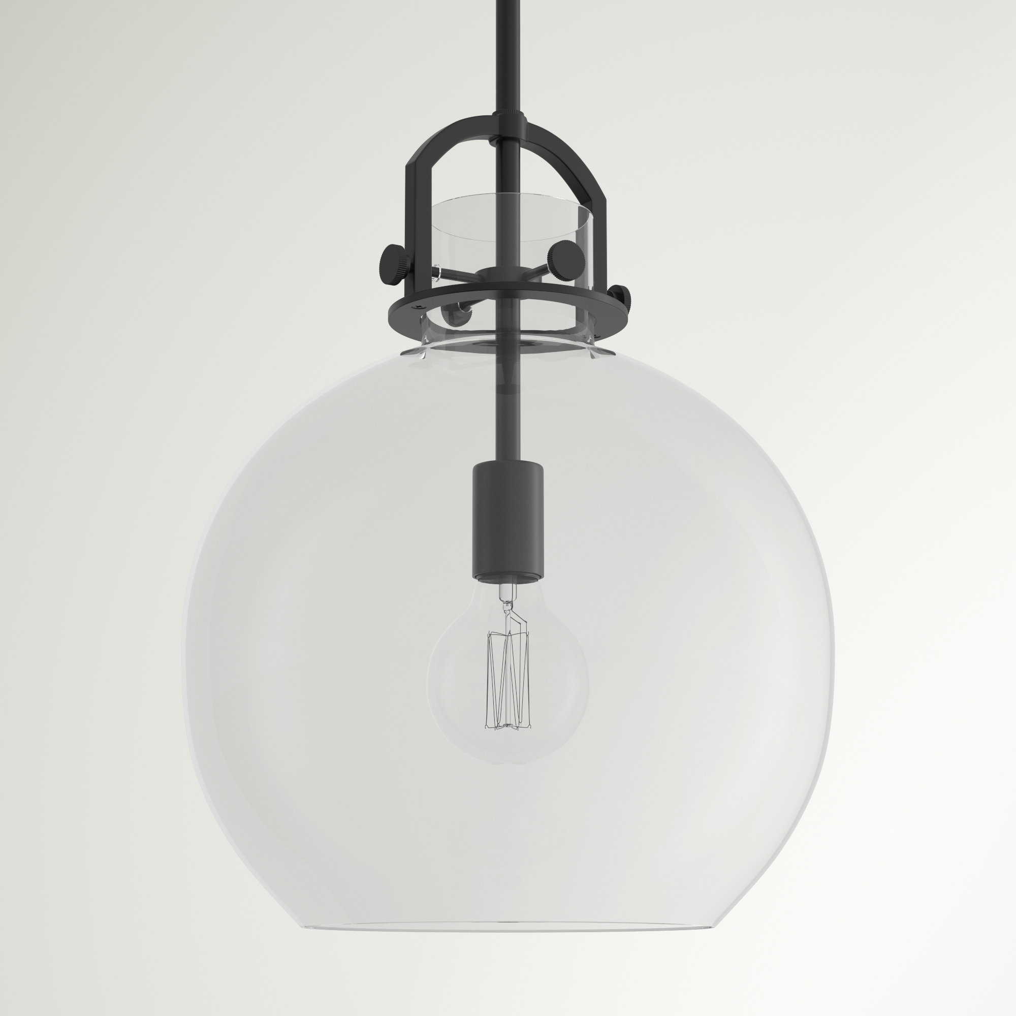 single globe light fixture