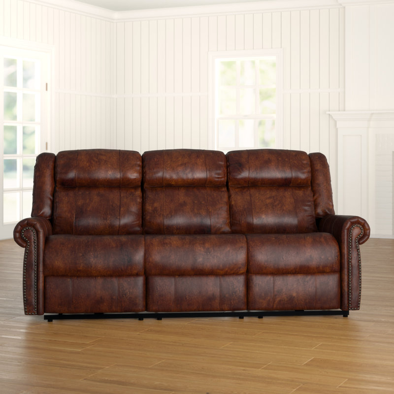 Hooker Furniture Esme Genuine Leather Reclining Sofa Reviews