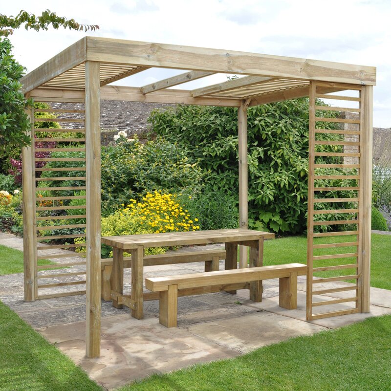 Sol 72 Outdoor Errol 3m x 2.4m Pergola & Reviews | Wayfair.co.uk