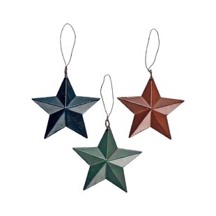 3.5 by 0.25 by 14.5-Inch Set of 6 Craft Outlet Tin Star on Stick Table Topper